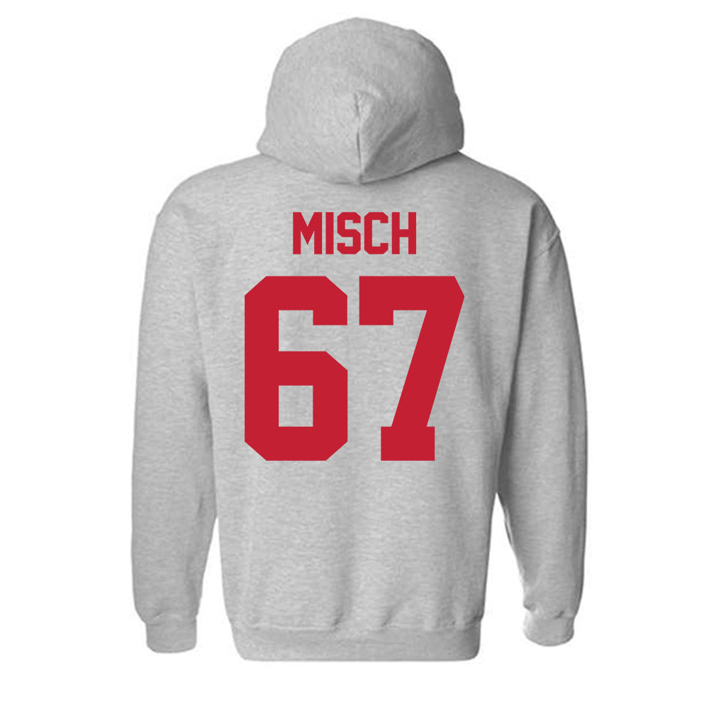 Ferris State - NCAA Football : Matthew Misch - Classic Shersey Hooded Sweatshirt-1