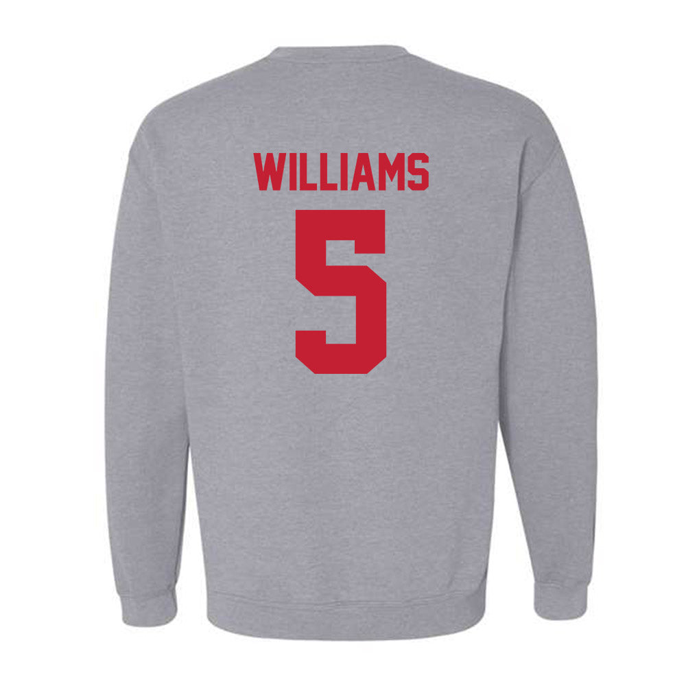 Ferris State - NCAA Football : Jason Williams - Classic Shersey Crewneck Sweatshirt