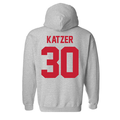 Ferris State - NCAA Football : Kannon Katzer - Classic Shersey Hooded Sweatshirt-1