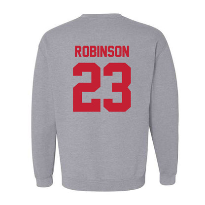 Ferris State - NCAA Football : James Robinson - Classic Shersey Crewneck Sweatshirt-1