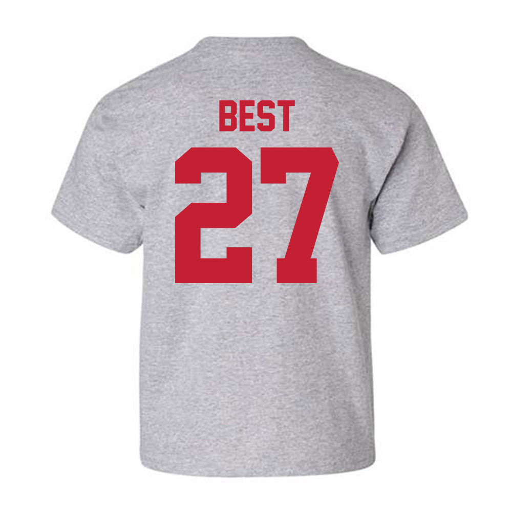 Ferris State - NCAA Men's Ice Hockey : Gavin Best - Classic Shersey Youth T-Shirt-1