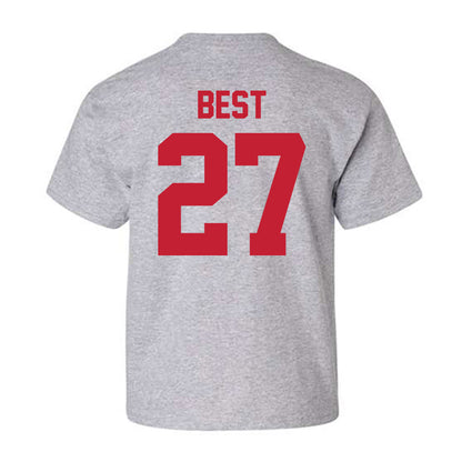 Ferris State - NCAA Men's Ice Hockey : Gavin Best - Classic Shersey Youth T-Shirt-1