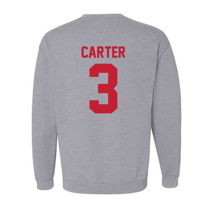 Ferris State - NCAA Football : Chase Carter - Classic Shersey Crewneck Sweatshirt-1