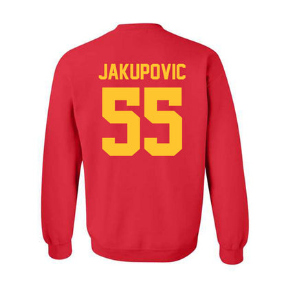 Ferris State - NCAA Football : Elmir Jakupovic - Classic Shersey Crewneck Sweatshirt-1