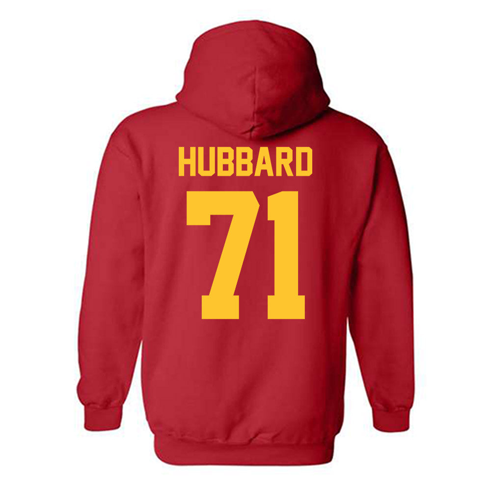 Ferris State - NCAA Football : Bubba Hubbard - Classic Shersey Hooded Sweatshirt-1