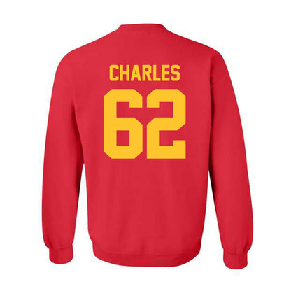 Ferris State - NCAA Football : Martaz Charles - Classic Shersey Crewneck Sweatshirt-1