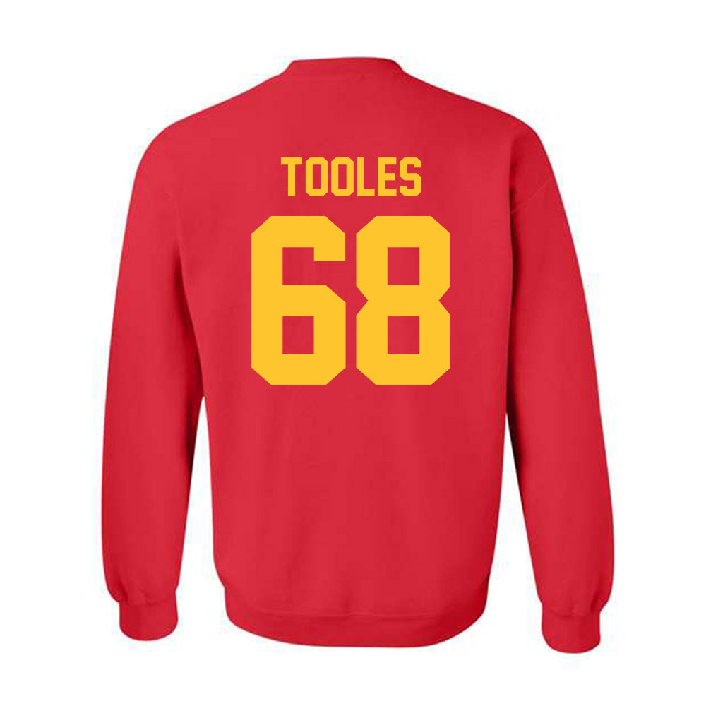 Ferris State - NCAA Football : Jordan Tooles - Classic Shersey Crewneck Sweatshirt-1