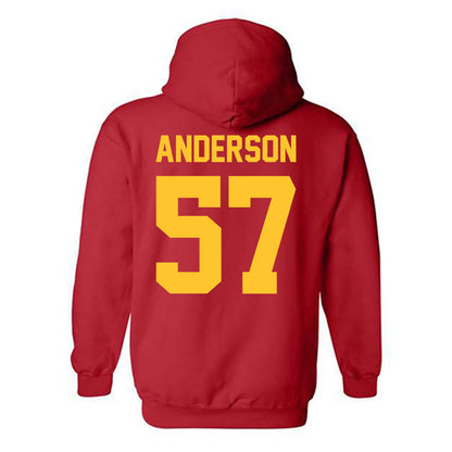 Ferris State - NCAA Football : Derek Anderson - Classic Shersey Hooded Sweatshirt-1