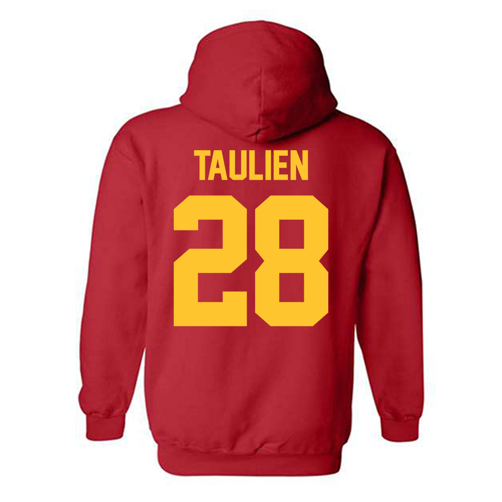 Ferris State - NCAA Men's Ice Hockey : Trevor Taulien - Classic Shersey Hooded Sweatshirt