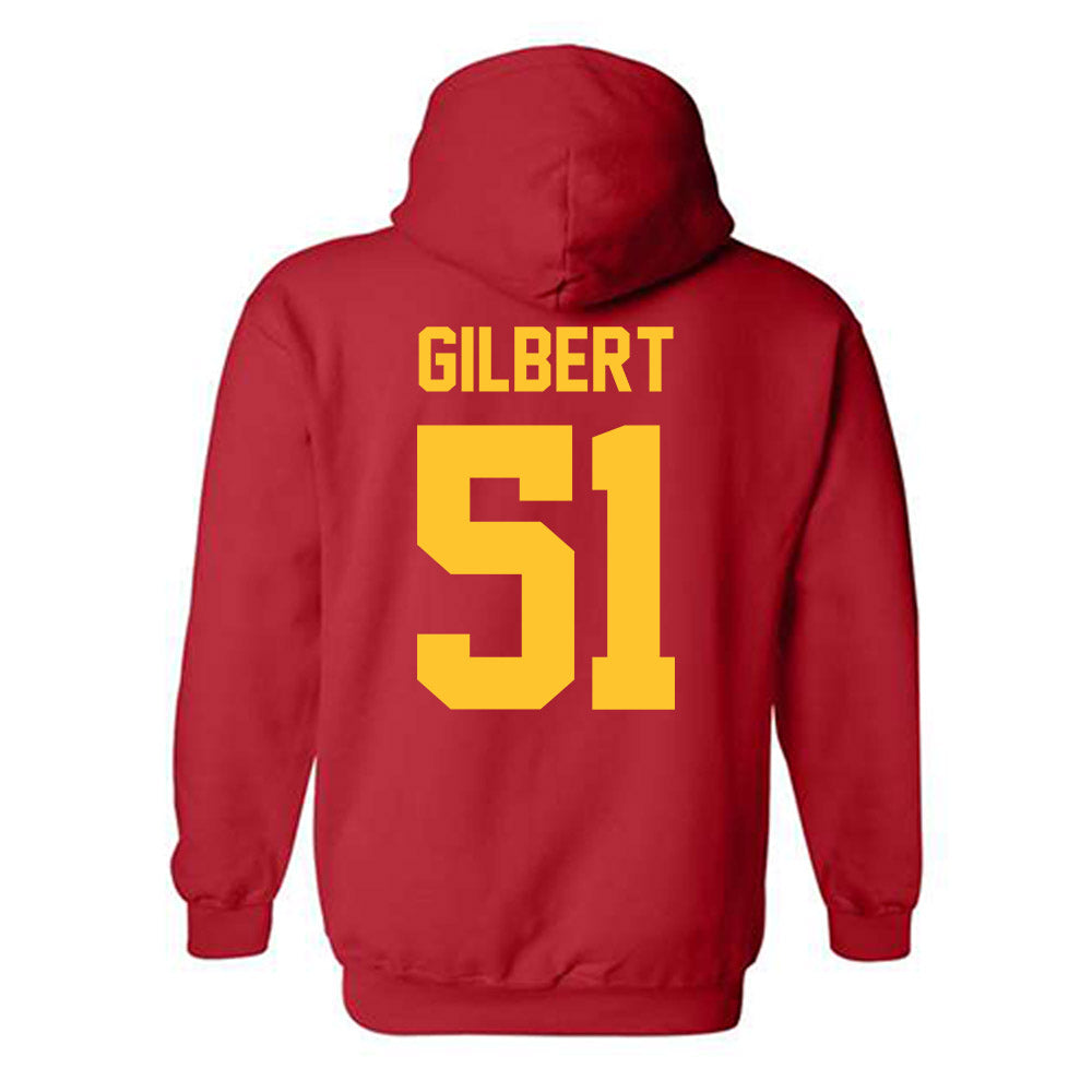 Ferris State - NCAA Football : D'Jaun Gilbert - Classic Shersey Hooded Sweatshirt-1