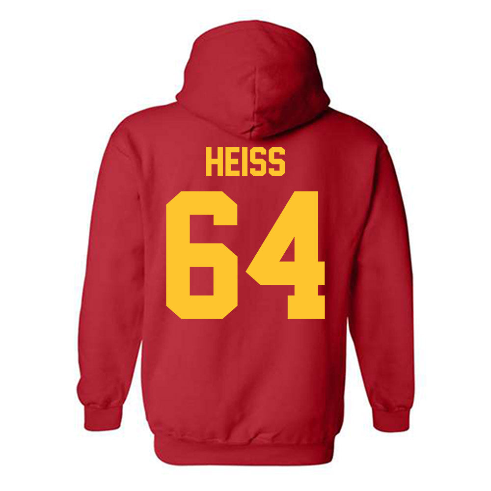 Ferris State - NCAA Football : Cameron Heiss - Classic Shersey Hooded Sweatshirt-1