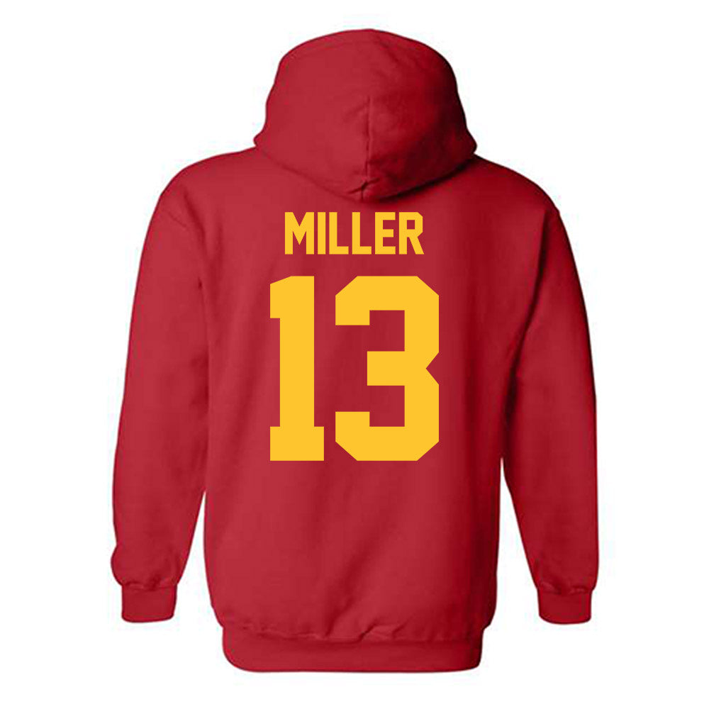 Ferris State - NCAA Women's Basketball : Charlotte Miller - Classic Shersey Hooded Sweatshirt-1