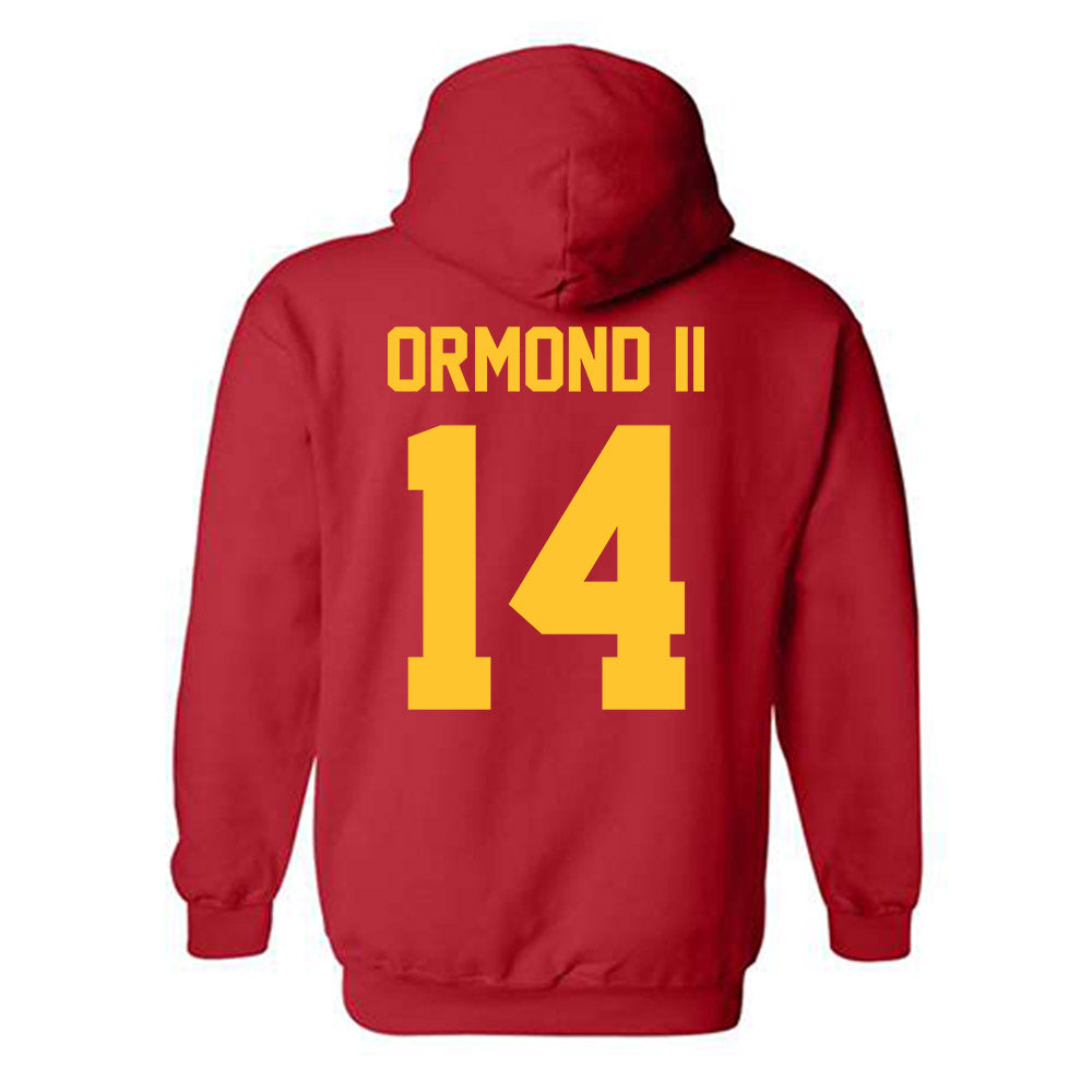Ferris State - NCAA Football : Timothy Ormond II - Classic Shersey Hooded Sweatshirt-1