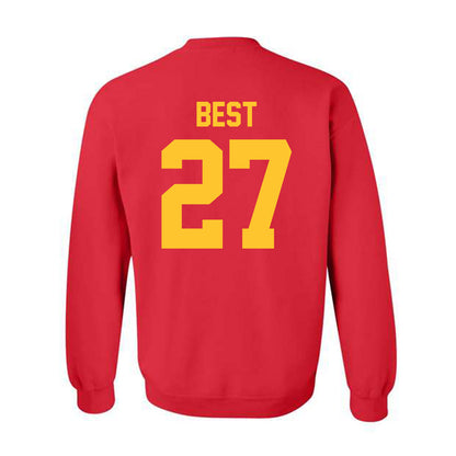 Ferris State - NCAA Men's Ice Hockey : Gavin Best - Classic Shersey Crewneck Sweatshirt-1