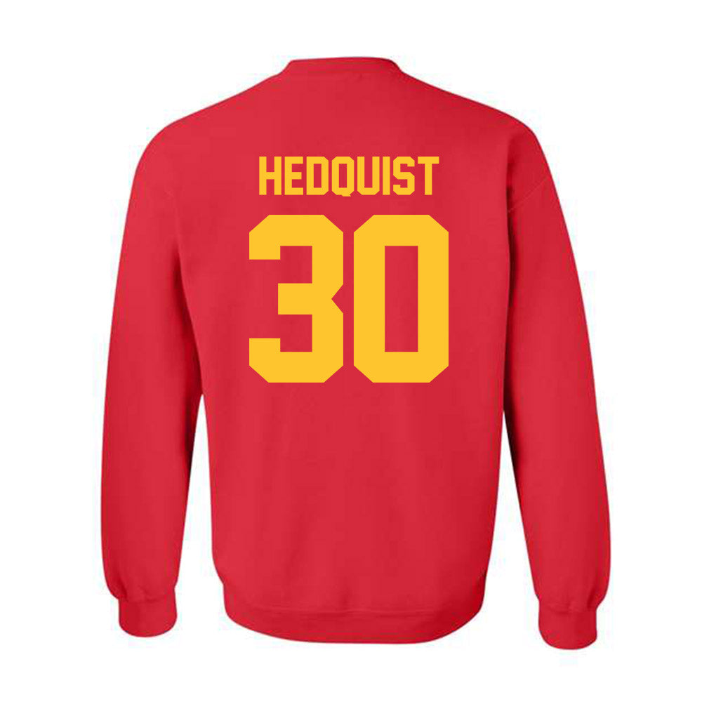 Ferris State - NCAA Men's Ice Hockey : Hobie Hedquist - Classic Shersey Crewneck Sweatshirt-1