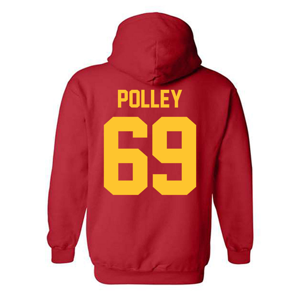 Ferris State - NCAA Football : AJ Polley - Classic Shersey Hooded Sweatshirt-1