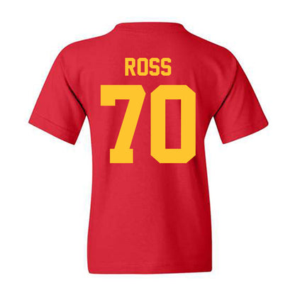 Ferris State - NCAA Football : Ryan Ross - Classic Shersey Youth T-Shirt-1