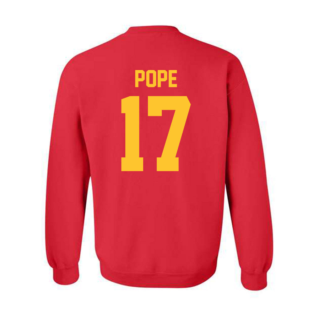Ferris State - NCAA Football : Quentin Pope - Classic Shersey Crewneck Sweatshirt-1