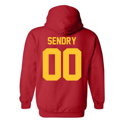 Ferris State - NCAA Football : Caseton Sendry - Classic Shersey Hooded Sweatshirt-1