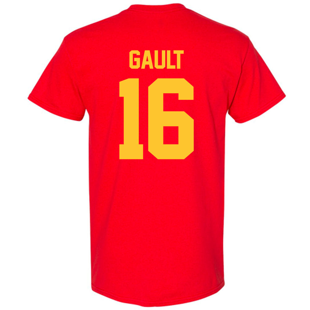 Ferris State - NCAA Men's Ice Hockey : Caiden Gault - Classic Shersey T-Shirt-1