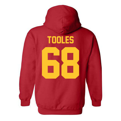 Ferris State - NCAA Football : Jordan Tooles - Classic Shersey Hooded Sweatshirt-1