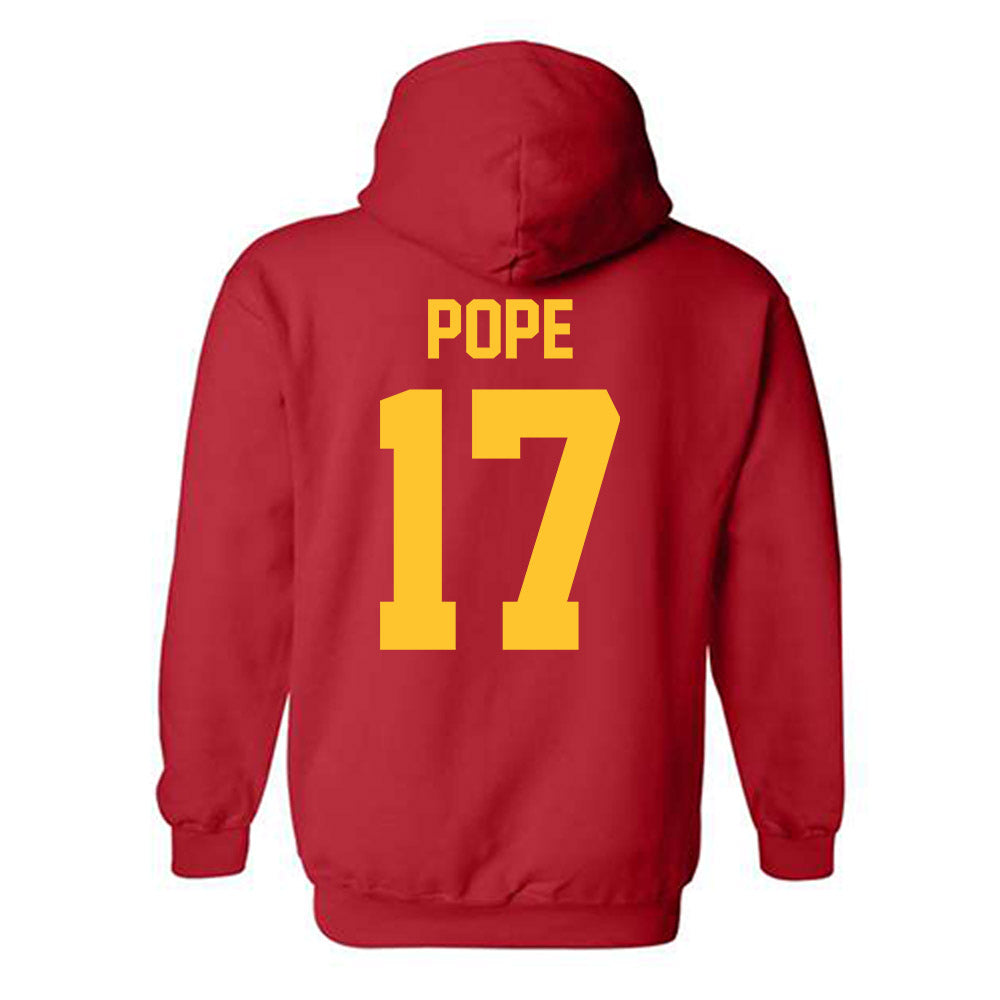 Ferris State - NCAA Football : Quentin Pope - Classic Shersey Hooded Sweatshirt-1