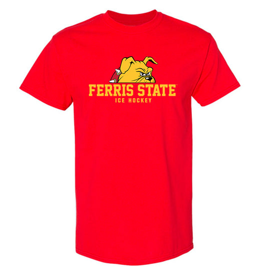 Ferris State - NCAA Men's Ice Hockey : Jacob Dirks - Classic Shersey T-Shirt