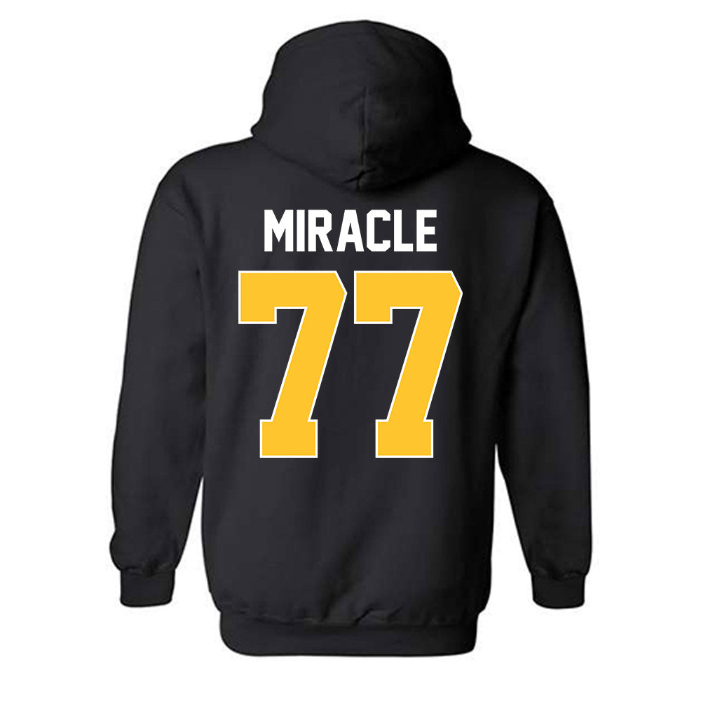 Ferris State - NCAA Football : Travis Miracle - Classic Shersey Hooded Sweatshirt-1