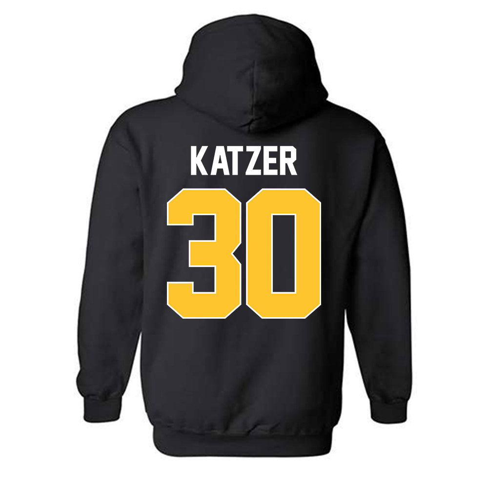 Ferris State - NCAA Football : Kannon Katzer - Classic Shersey Hooded Sweatshirt-1