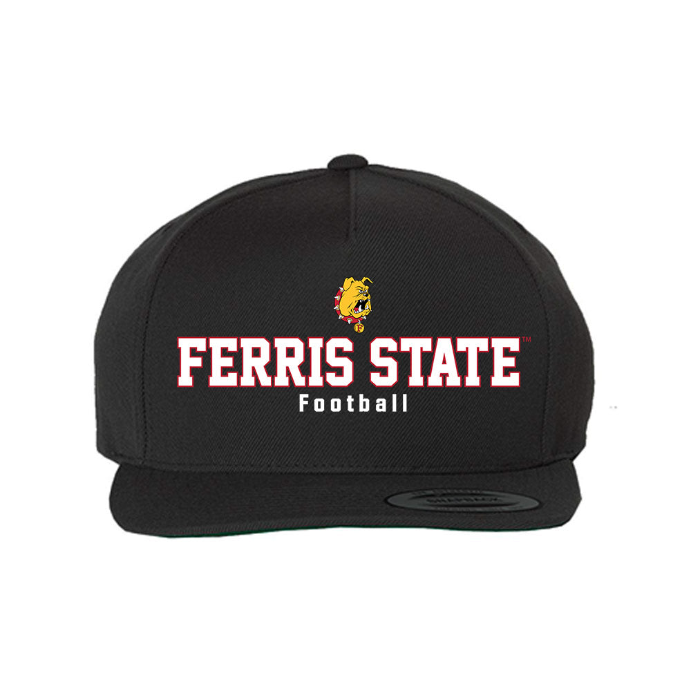 Ferris State - NCAA Football : Chimdindu Obi - Snapback Hat-0