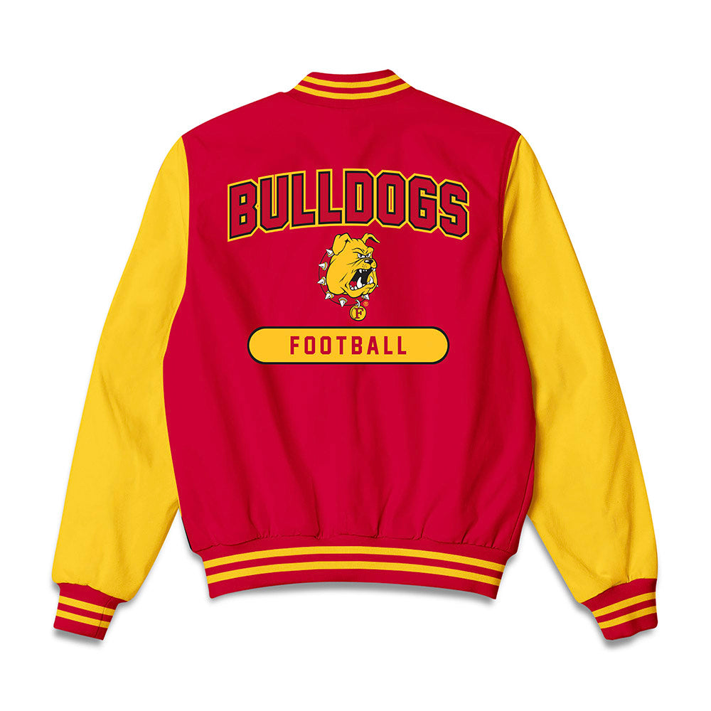 Ferris State - NCAA Football : Mason Dykstra - Bomber Jacket-1