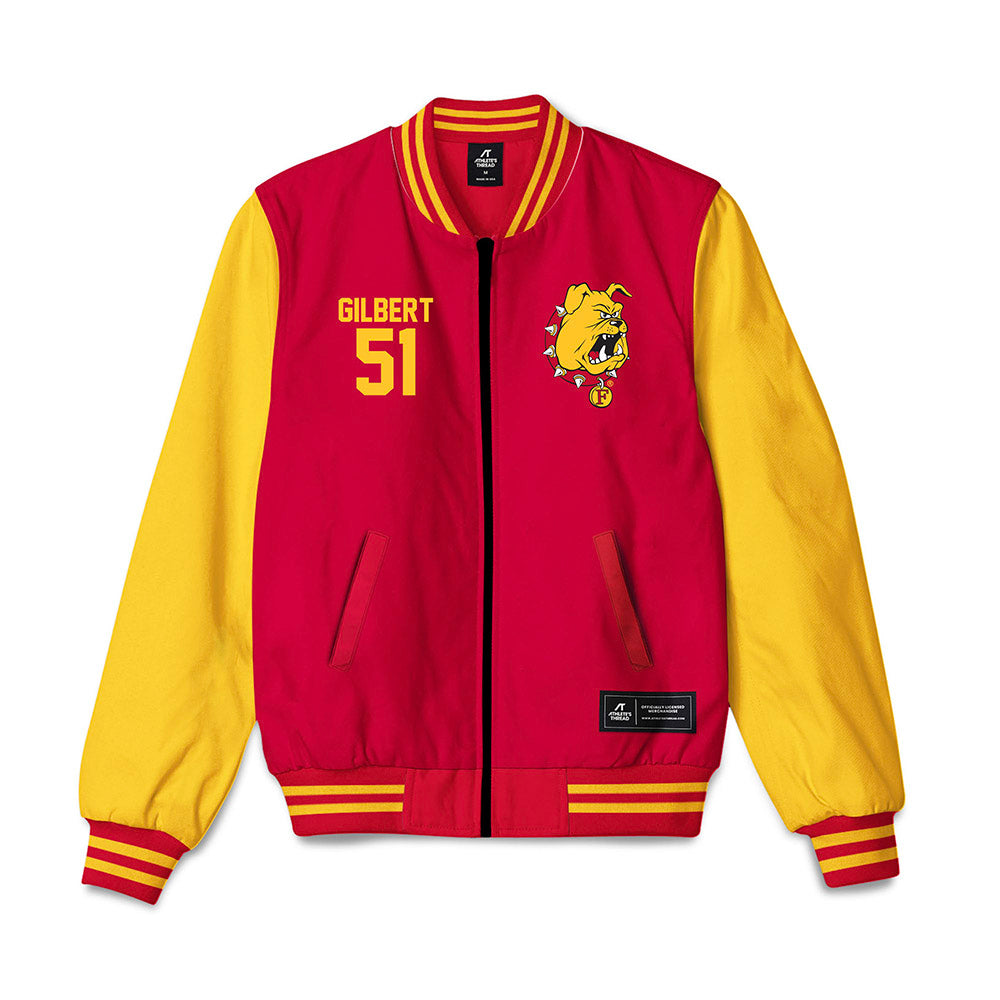 Ferris State - NCAA Football : D'Jaun Gilbert - Bomber Jacket-0