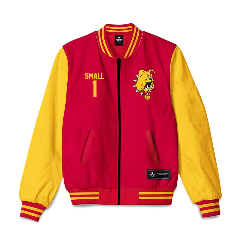 Ferris State - NCAA Football : Deion Small - Bomber Jacket-0