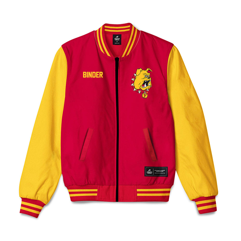 Ferris State - STUNT : Londin Binder - Bomber Jacket-0