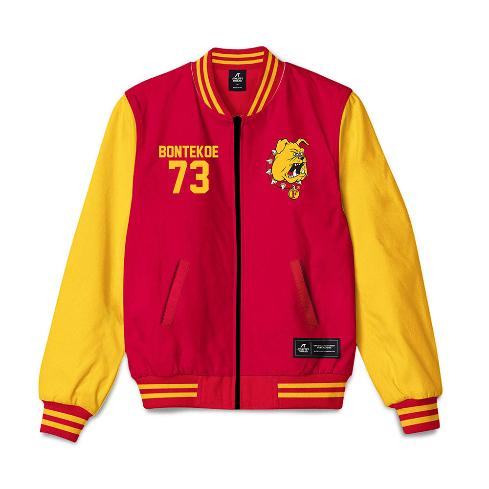 Ferris State - NCAA Football : Mack Bontekoe - Bomber Jacket-0