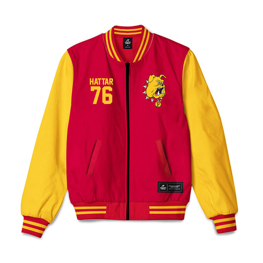 Ferris State - NCAA Football : Lawrence Hattar - Bomber Jacket