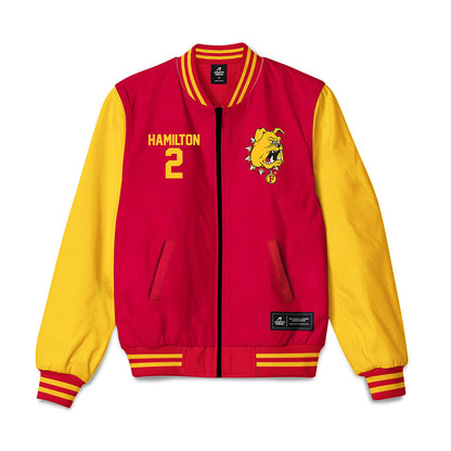 Ferris State - NCAA Men's Basketball : Tyler Hamilton - Bomber Jacket-0