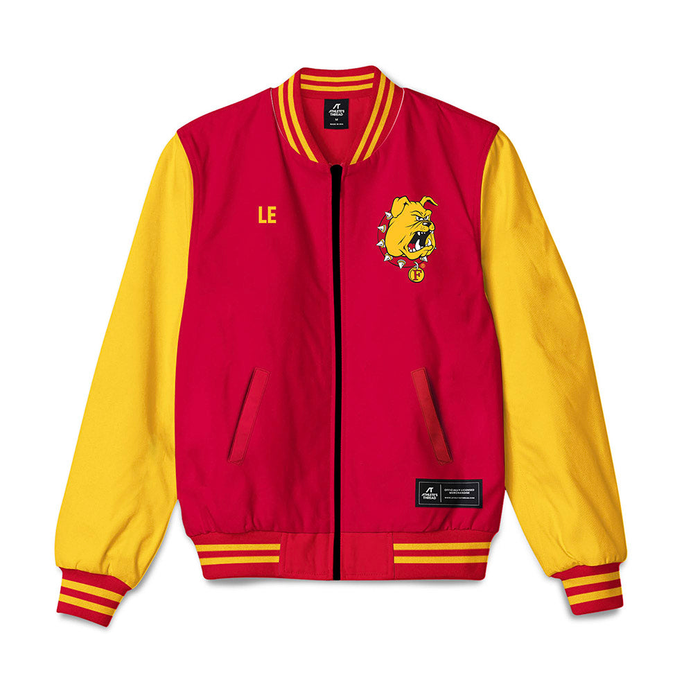 Ferris State - NCAA Women's Track & Field : Alexis Le - Bomber Jacket-0