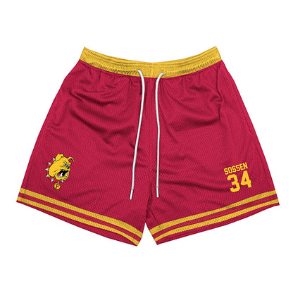Ferris State - NCAA Football : Finn Sossen - Shorts-0