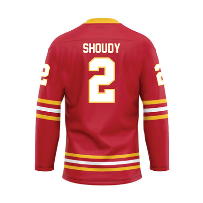 Ferris State - NCAA Men's Ice Hockey : Travis Shoudy - Hockey Jersey