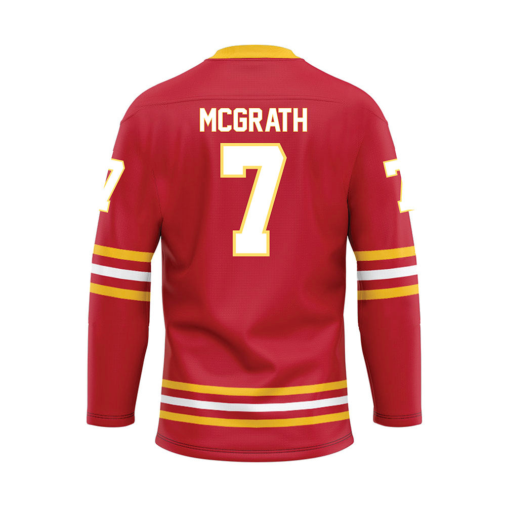 Ferris State - NCAA Men's Ice Hockey : Connor McGrath - Hockey Jersey-1