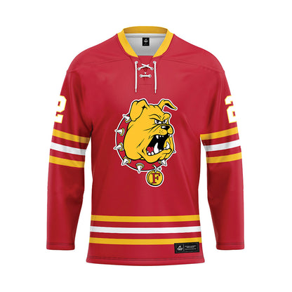 Ferris State - NCAA Men's Ice Hockey : Travis Shoudy - Hockey Jersey