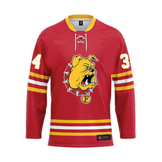 Ferris State - NCAA Men's Ice Hockey : Nick Grimaldi - Hockey Jersey-0