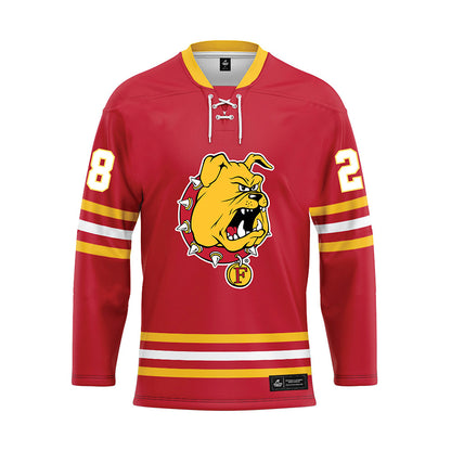 Ferris State - NCAA Men's Ice Hockey : Trevor Taulien - Hockey Jersey