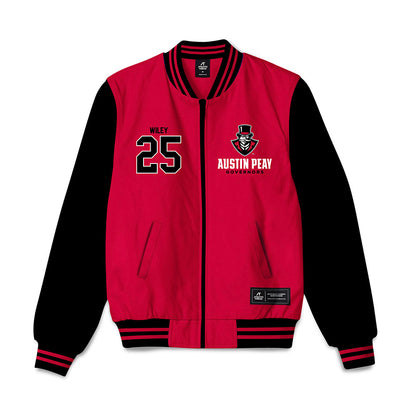 APSU - NCAA Football : Myles Wiley - Bomber Jacket-0