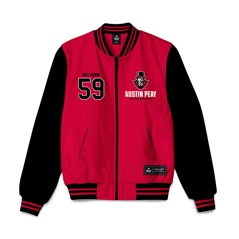 APSU - NCAA Football : Hayden Mclaurin - Bomber Jacket-0