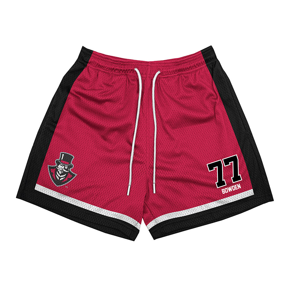 APSU - NCAA Football : Zakery Bowden - Red Shorts-0