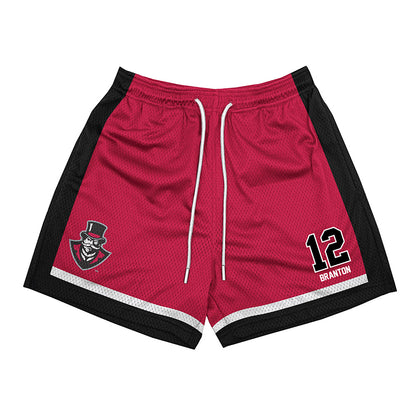 APSU - NCAA Women's Basketball : Jimmiyah Branton - Red Shorts-0