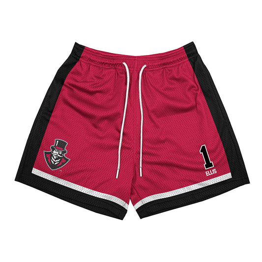 APSU - NCAA Football : Ellis Ellis - Red Shorts-0
