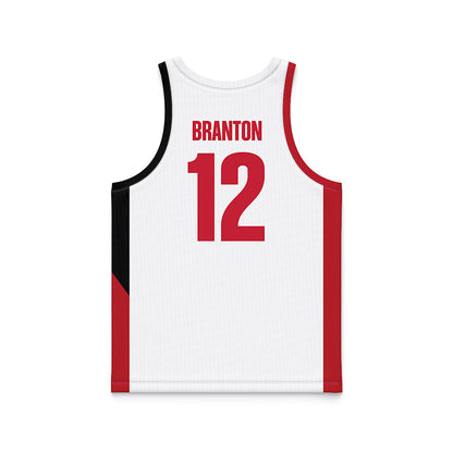 APSU - NCAA Women's Basketball : Jimmiyah Branton - White Basketball Jersey-1